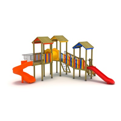 04 A Standard Wooden Playground